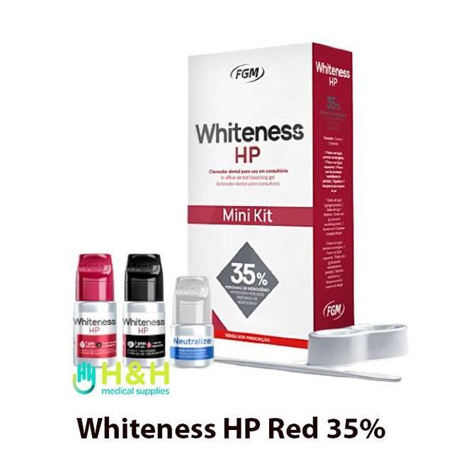 Menormenor15 - Whiteness Hp Red 35% Fgm / Bahan Bleaching Gigi / Pemutih Gigi
