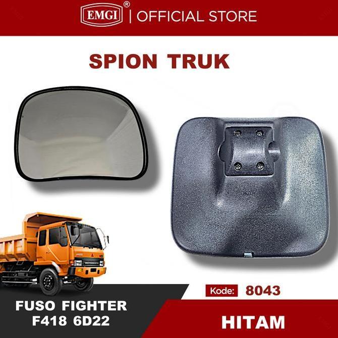 kamanadita6 - emgi - spion truk fuso fighter f418 6d22 (spion atas) - hitam