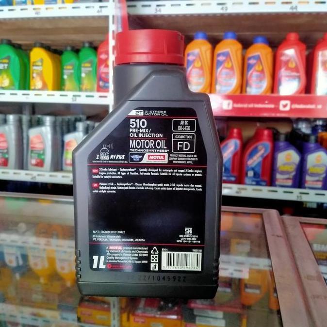 Olinol- Oli Samping Motul 510 2 Tak Stroke Rx King, Ninja R/Rr Satria Vespa Klasik Original Motul Me