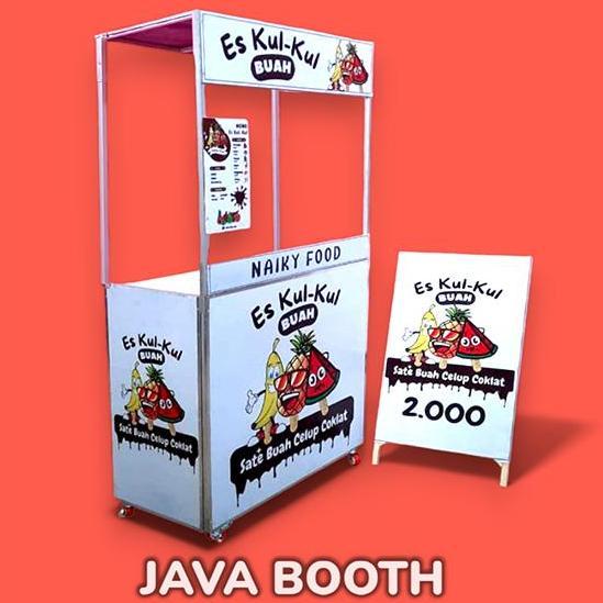 Terlaris Terlaris Booth Portable / Gerobak Lipat / Alumunium Pakai Atap
