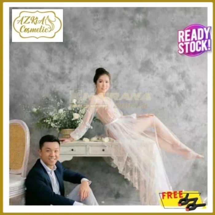 TERLARIS! Kain background abstrak abu 3x2.5m Background backdrop  studio foto