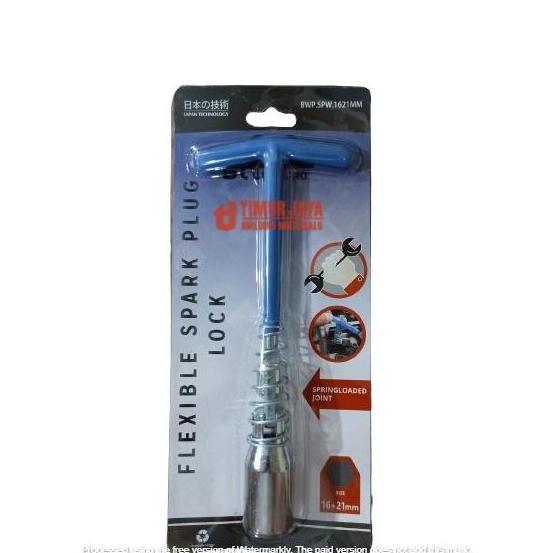 Alatlengkap- Kunci Busi 16 Mm Dan 21 Mm 2 Mata Fleksibel Kunci T Mobil Motor