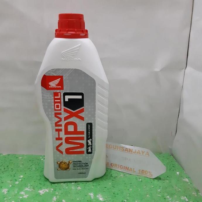 Olinol- Oli Honda Ahm Oil Mpx 1 1200 Ml / 1.2 Liter 10W-30 Sl Jaso Ma