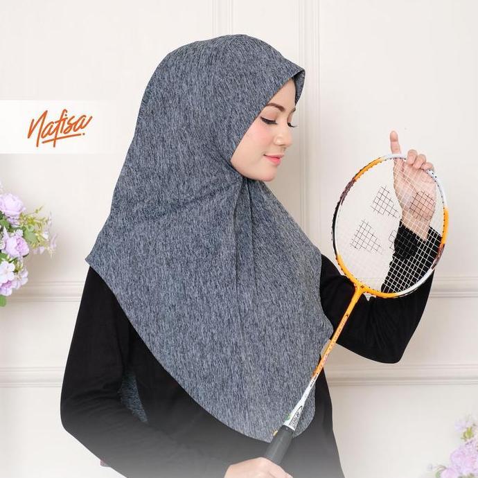 Terpopuler- Nafisa Hijab Ayana - Hijab Non Pat Premium Instan Nyaman Pad Panjang Muslim Kerudung