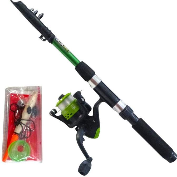 Fhistik- Set Alat Pancing Joran 1,5 M Termurah Dengan Reel Toro 6 Bearings Paket Lengkap Harga Grosi