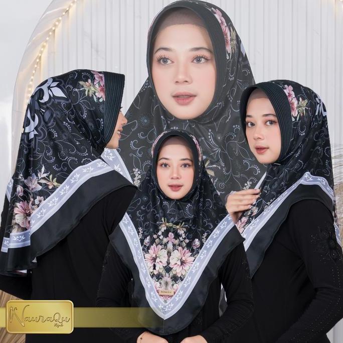 Terpopuler- Jilbab Instan Bergo Motif Printing Jersey Premium Flow - Muslim Kerudung Wanita Dewasa P