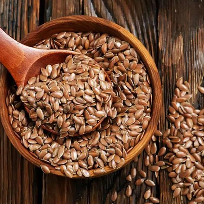 ORGANIC BROWN FLAXSEED 1kg - Flax Seeds Flaxseeds Flax seed Biji Rami