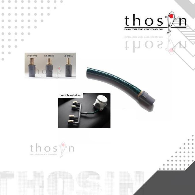 Blebeb- Sambungan Konektor Connector Mesin Aerator Selang 1/2 Ke Pipa 1/2 In