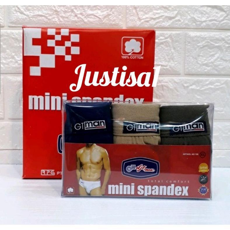 Celana Dalam Original GT MAN Mini Spandek 708 Celana Dalam Pria Celana Dalem Sempak Pria Pakaian Dal