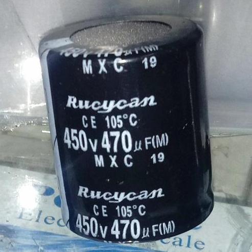 Kirimlangsung- 470Uf 450V Elco Capacitor 470 Uf 450 V
