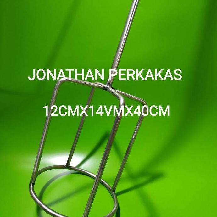 alat aduk adonan/pengaduk cairan/as mixer stainless/alat aduk stainles