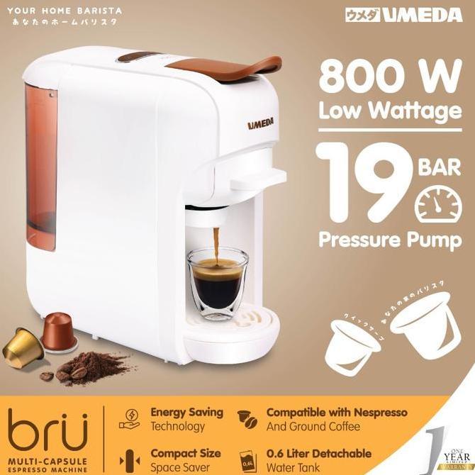 Promo UMEDA Coffee Maker Capsule - BRU Diskon