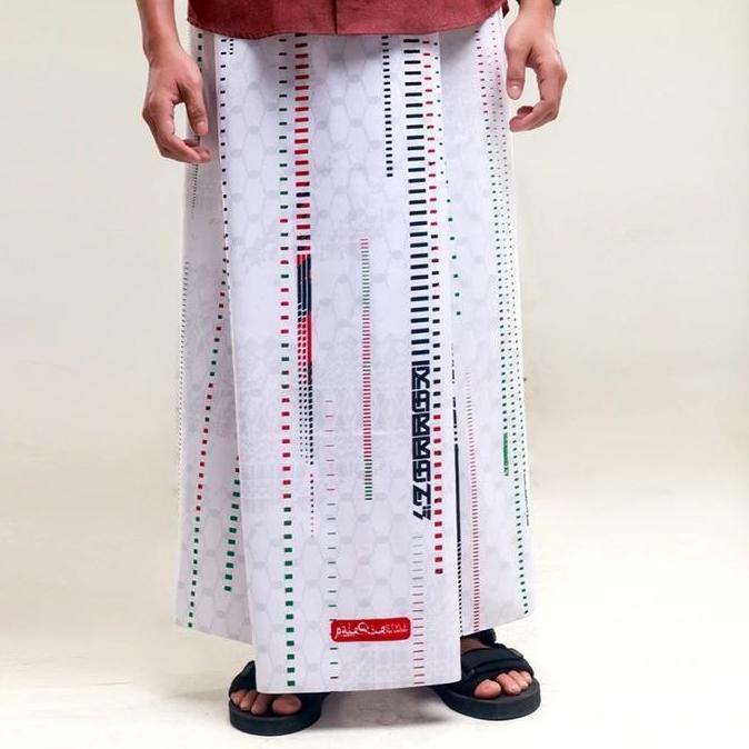 Grosir Rabbani Sarung Pria Kasual Modern Motif Tema Palestina Original Palestine Premium