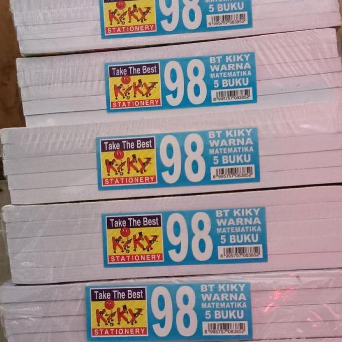 BEST SELLER / PREMIUM 1 pack / buku tulis 98 lembar / buku tulis kiky 98 lembar /;harga 1 pack isi 5
