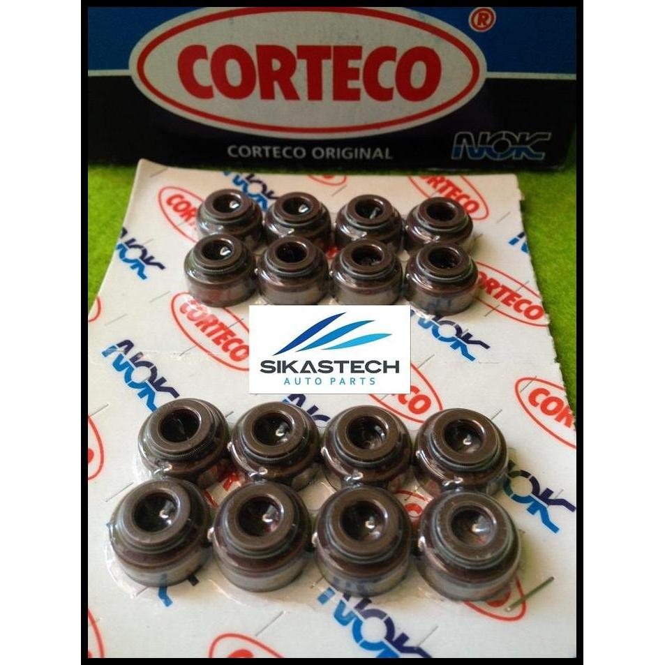 TERLARIS NOK 09289-05012 VALVE STEM OIL SEAL / SIL KLEP 8 PCS SUZUKI AERIO  BALENO  CARRY ESTEEM ESC