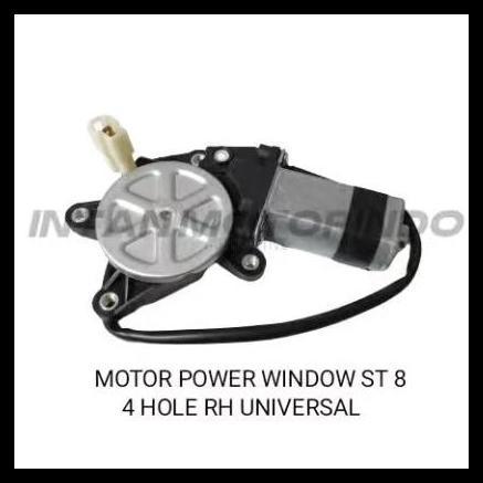 TERMURAH MOTOR POWER WINDOW ST 8 4 HOLE KANAN UNIVERSAL 