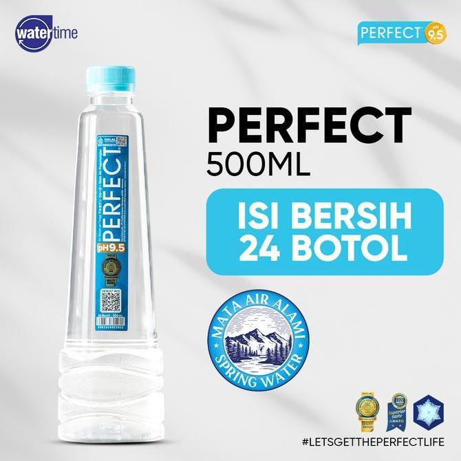 promo - perfect alkaline water 500 ml ph 9,5