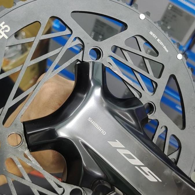 Chainring Gt Half5 Multi Speed 53T 39T Dan 56T 39T Baut 4 Bcd 110 Alloy 7075 Ringan Multispeed 53/39