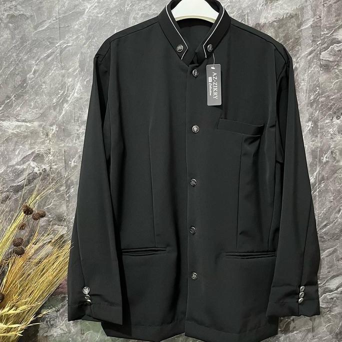 jasko jas koko Terbaru dan Ter elegan jasko Muslim Baju Pria Dewasa Panjang Motif Bordir Kain Nyaman