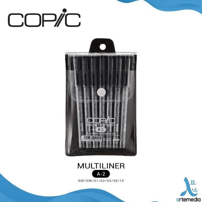 Copic Multiliner Black Set Drawing Pen