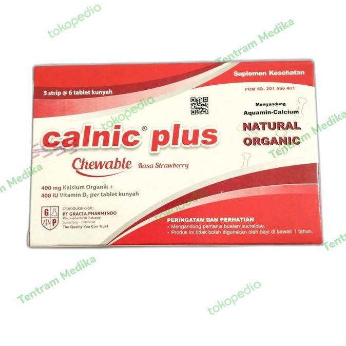 CALNIC PLUS CHEWABLE RASA STRAWBERRY