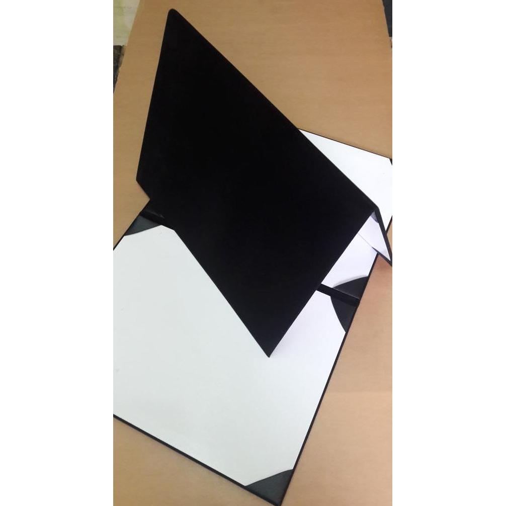 Organix- Map Beludru Biru Polos A4