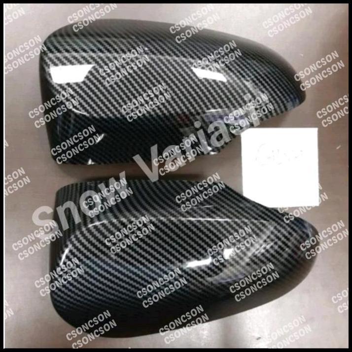 TERLARIS COVER SPION MOBIL TOYOTA CALYA SIGRA 2016 2020 2022 2023 2024 CARBON 
