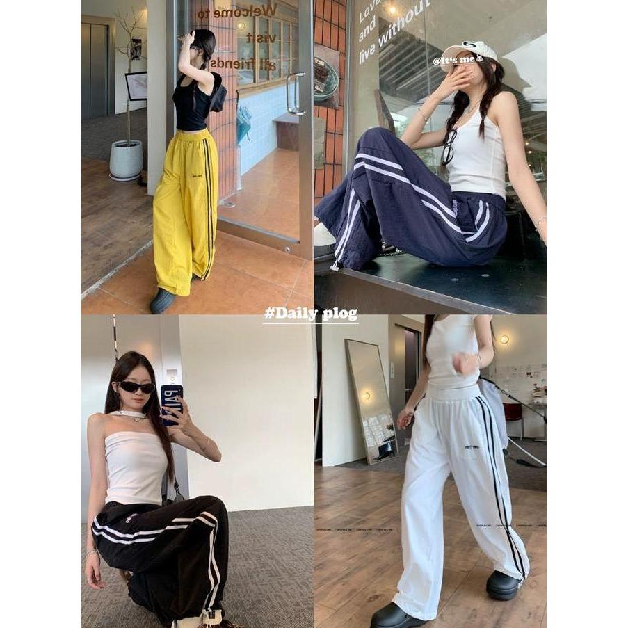 Yurima- Celana Panjang Wanita Polos Celana Training Kasual/Jazz Dance Pants Women'S Summer Thin Trac