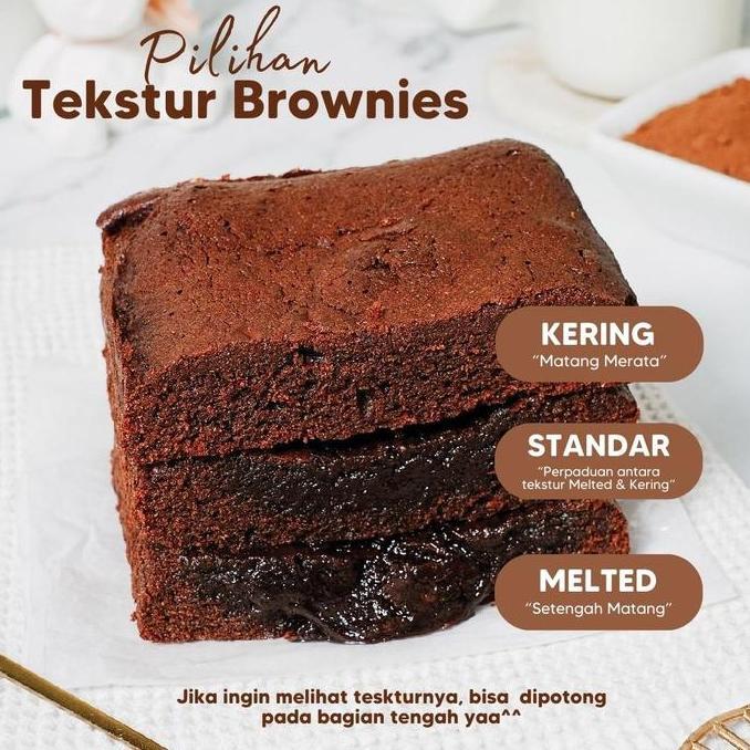 BROWNIES CUP 1 LUSIN | Mbun Brownies Panggang | Melted | Fudgy