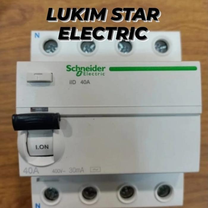 HOT SALE ELCB SCHNEIDER IID 40A 4PHASE 30MA/300MA 40A 4Phase ELCB 4p 40a IID