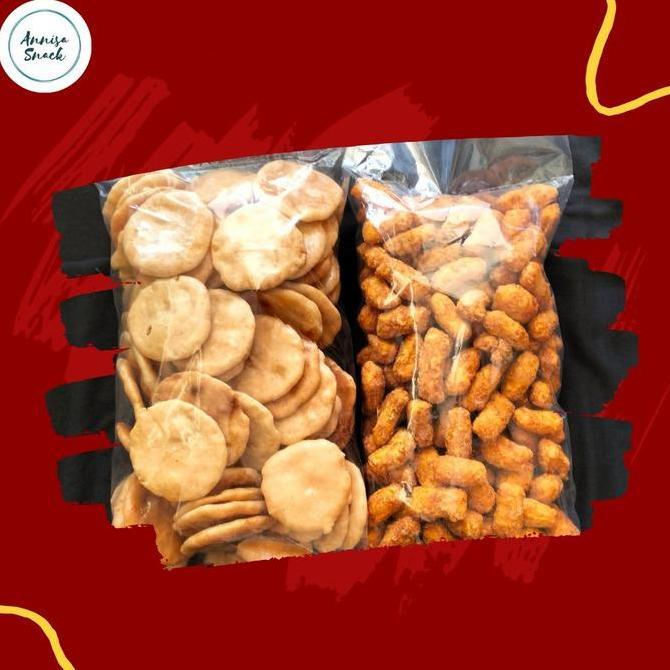 Wenakl- Bundling Hemat - 250Gr Opak Ketan Original+ 250Gr Kolontong Manis Annisa