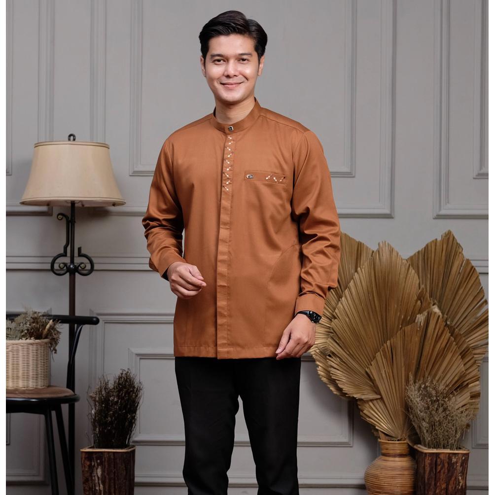 ORIGINAL KEMEJA KOKO PRIA DEWASA BIN HASYIM [KEMKO HAMZAH]