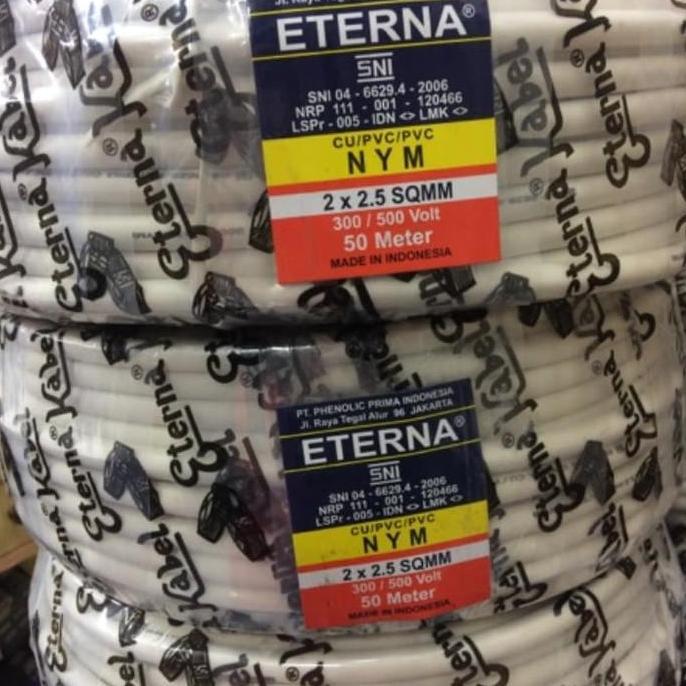 Promo Kabel Eterna NYM 2x2.5 Eterna JNE / NYM 2x2,5 Eterna Diskon