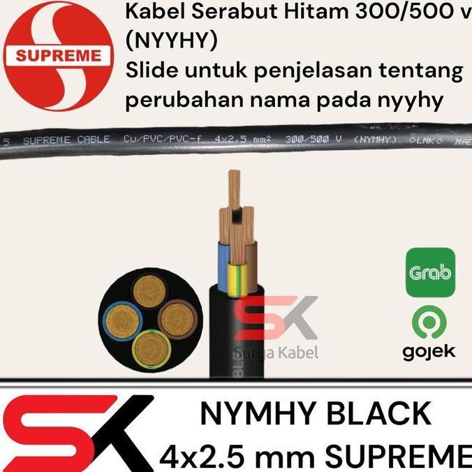 Promo NYYHY 4x2.5mm/ KABEL SERABUT 4 x 2.5mm/ KABEL FLEXIBLE 4x2,5/ 4 x 2,5 Diskon