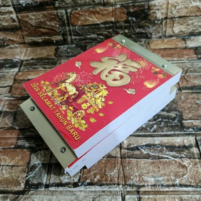 Organix- Kalender Harian Sobek Murah Tahun 2026 Kalender Lengkap Dengan Tanggalan Jawa, Arab, Cina. 