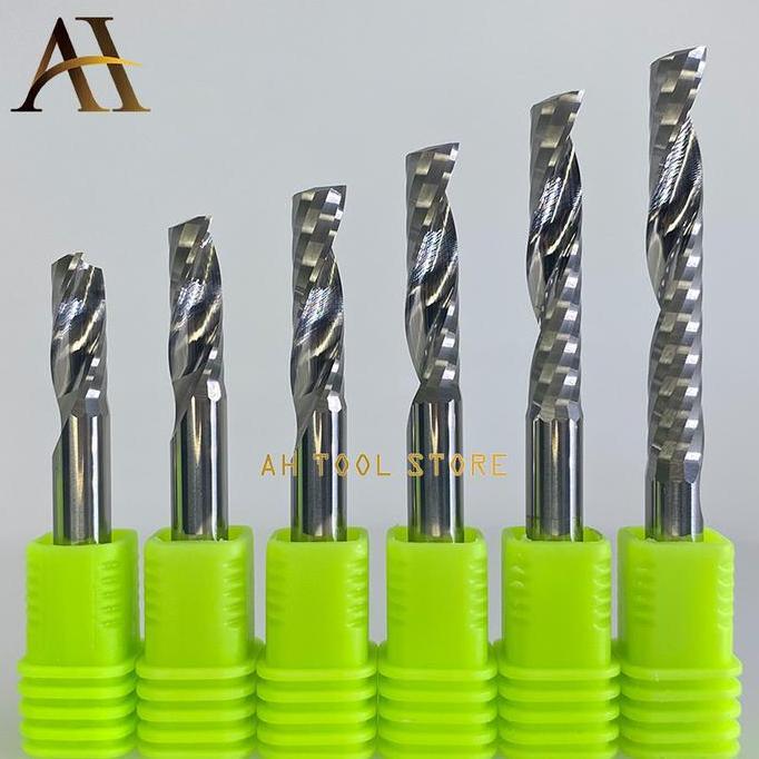 Irongo- Endmill 1 Flute D 6Mm Cnc Router Cutter Bit End Mill Akrilik Kayu Acp