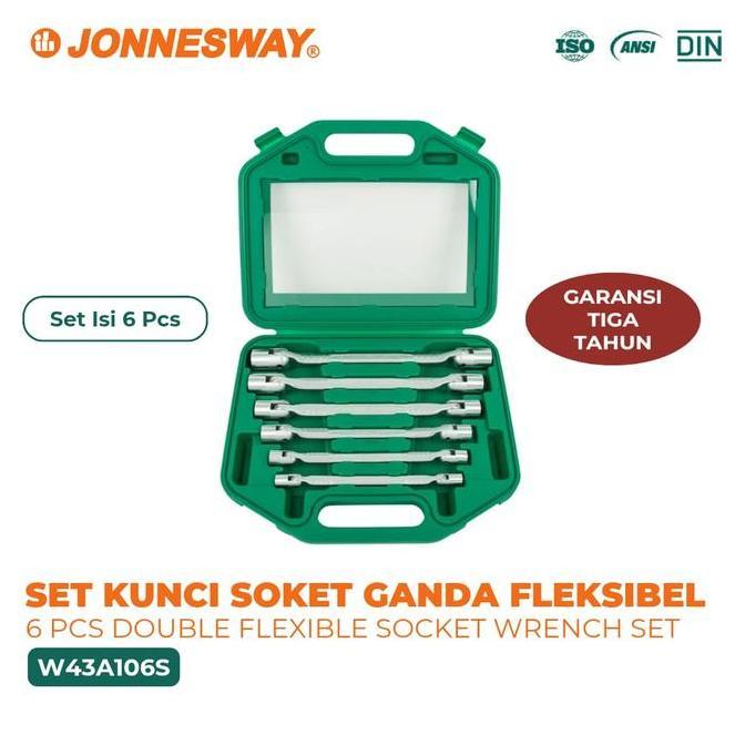 Murah Jonnesway Set Kunci Soket Ganda Fleksibel Sok Shock Sock Ganda Fleksibel Ring Socket Ganda Swi