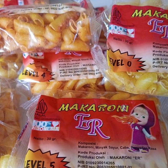 Wenakl- Paket 12 Pcs Makaroni Marsha / Makaroni Level Er