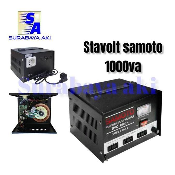 HARGA DISC - Stabilizer SAMOTO 1000VA stavolt stabilizer stavol
