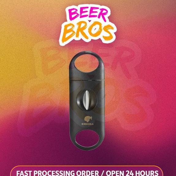 Murah Pemotong Cerutu Cigar Cutter Guillotine V-Cut