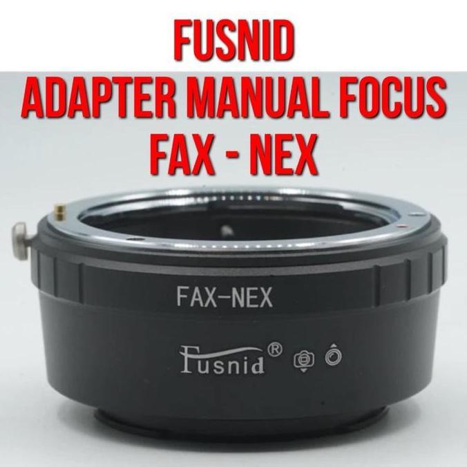 TERMURAH - Fusnid Lens Adapter  | Fax - NEX | Lensa Old Fujifilm Fuji Fujica X AX Film X Fujinon Len