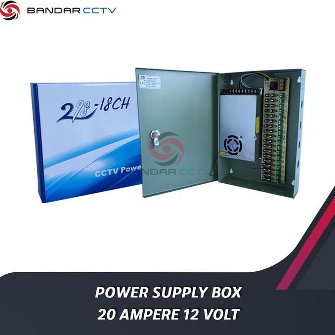 TERBARU - Power Supply Box 20 Ampere 12 Volt