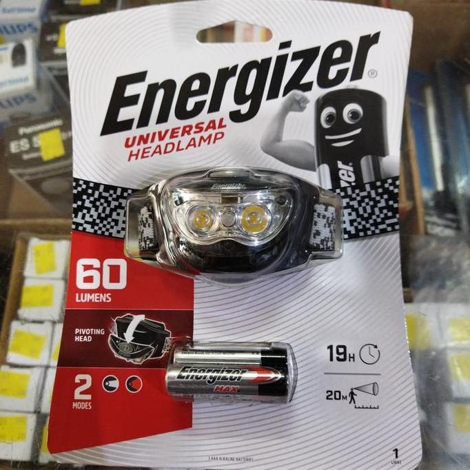 TERBARU - Senter kepala Headlight Energizer 3 LED