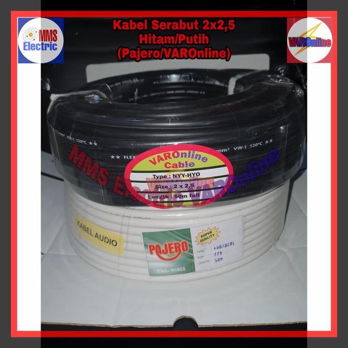 Promo Kabel Serabut 2x2,5x50m Pajero Diskon