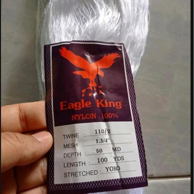 Jaring Ikan Nilon 1" Inchi 50Md/100Yds Yoko D2 Jaring Ikan Bahan Nilon Jaring Udang Jaring Improt Th