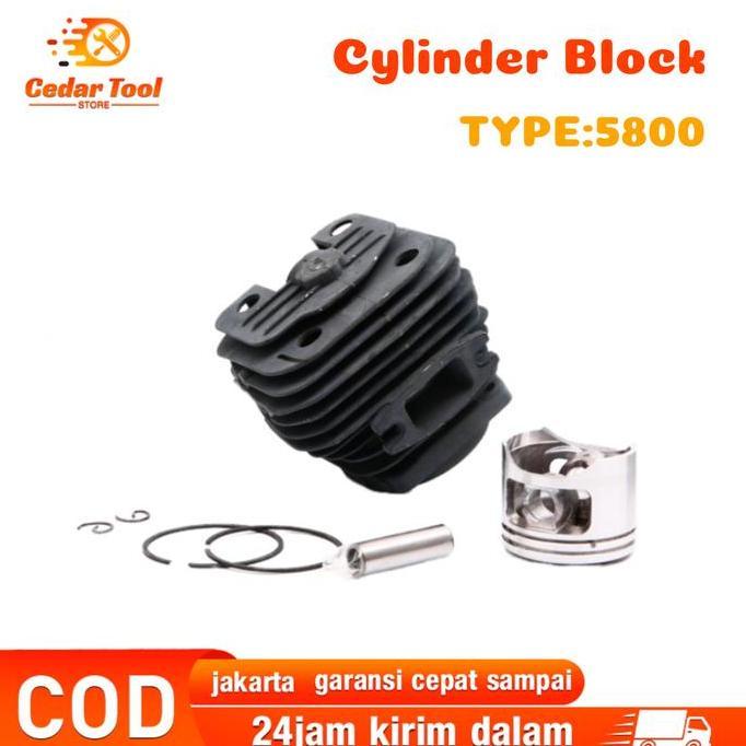 CARMANELO Blok Maestro 5800 Block SENSO Maestro 6500 Cylinder Blok Chainsaw 5800