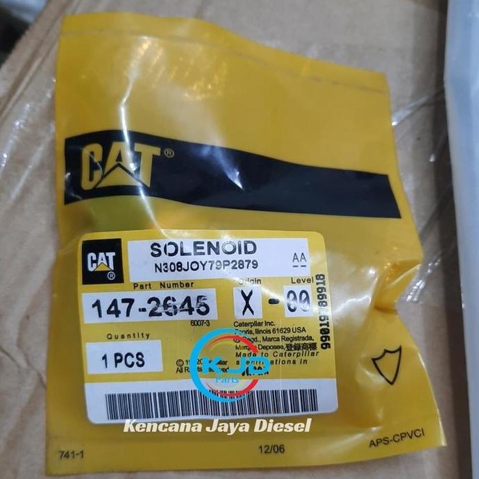 MORVENO Solenoid 147-2645 1472645 24V replacement