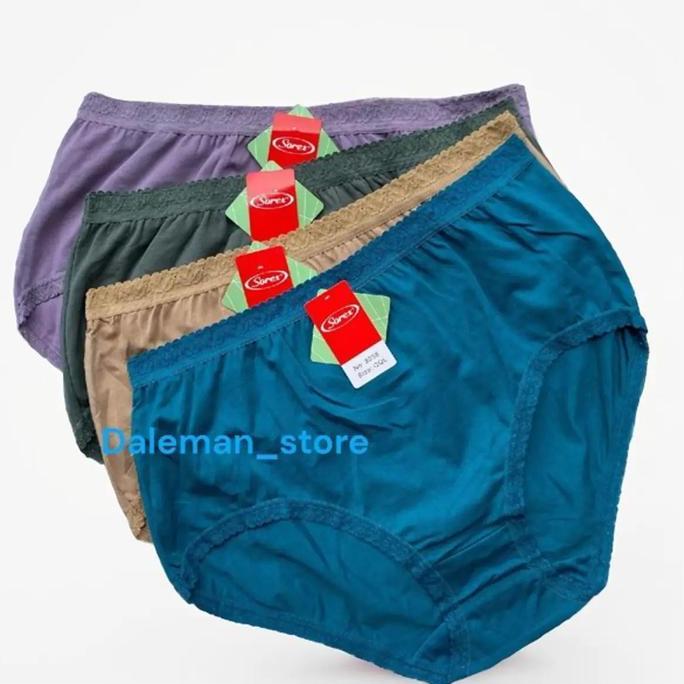 Grosir [ 1&6 pcs ] CD Wanita Dewasa Sorex 3056 | CD Sorex Karet Renda | CD Maxi Dan Berbahan Katun N