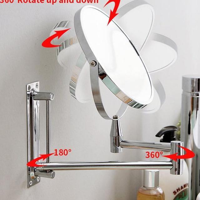 Kaca Cermin Rias Make Up Dinding Kamar Mandi Wastafel Toilet