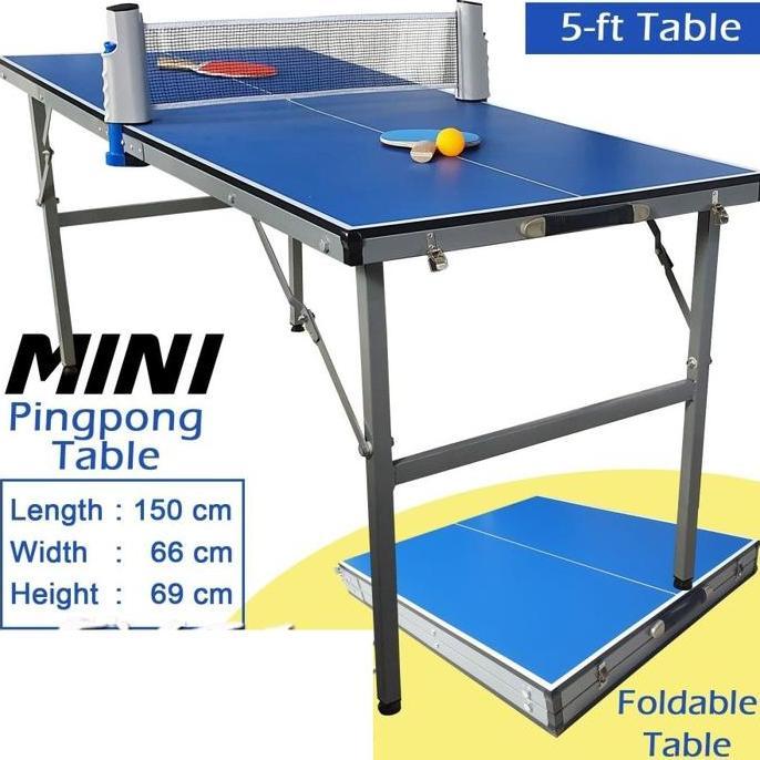 MEJA PINGPONG MINI TABEL TENIS TENNIS 5 FEET